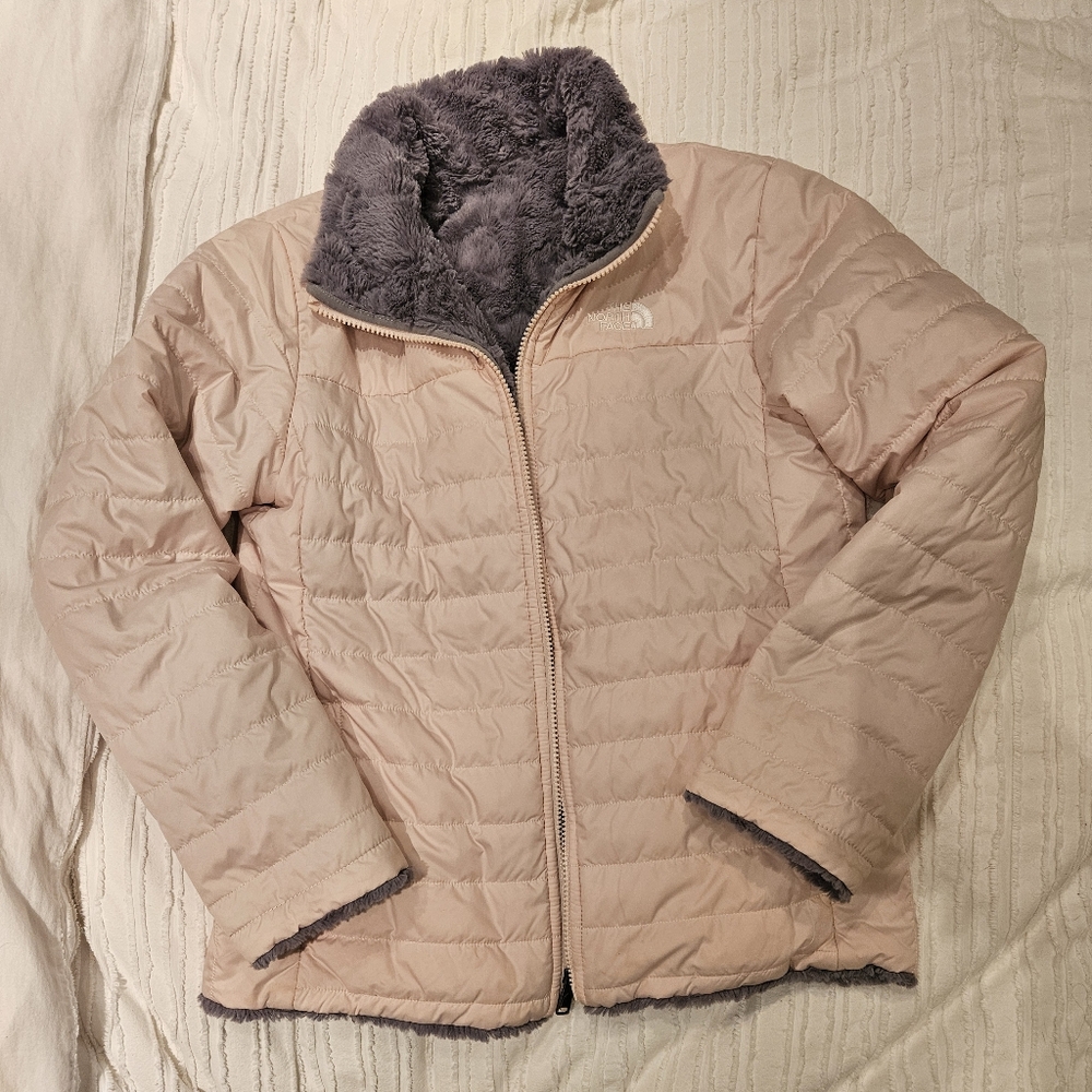 North Face girls reversible jacket